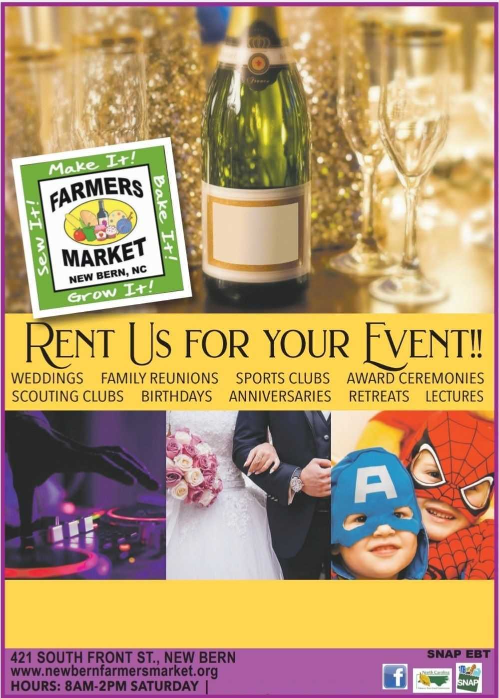 Event Rental advertisement